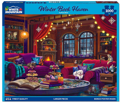 White Mountain Puzzles - Winter Book Haven