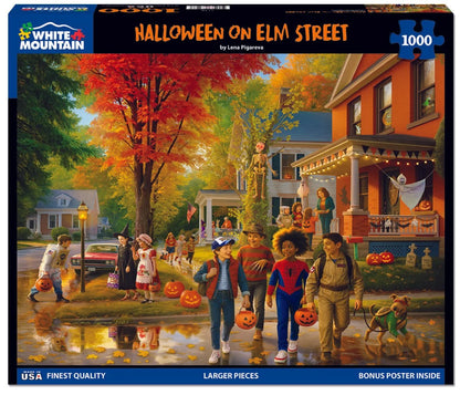 White Mountain Puzzles - Halloween on Elm Street
