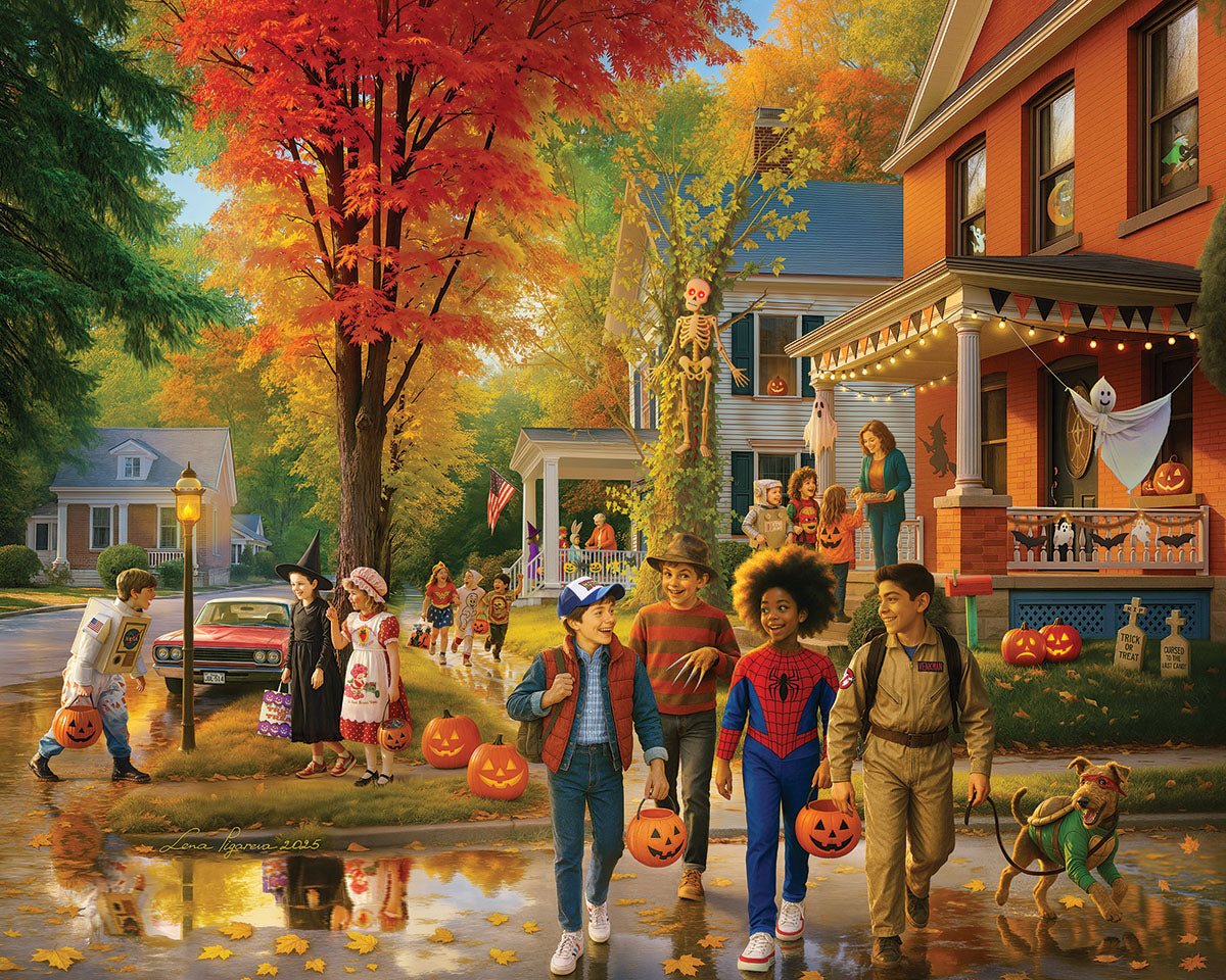 White Mountain Puzzles - Halloween on Elm Street