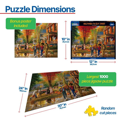 White Mountain Puzzles - Halloween on Elm Street