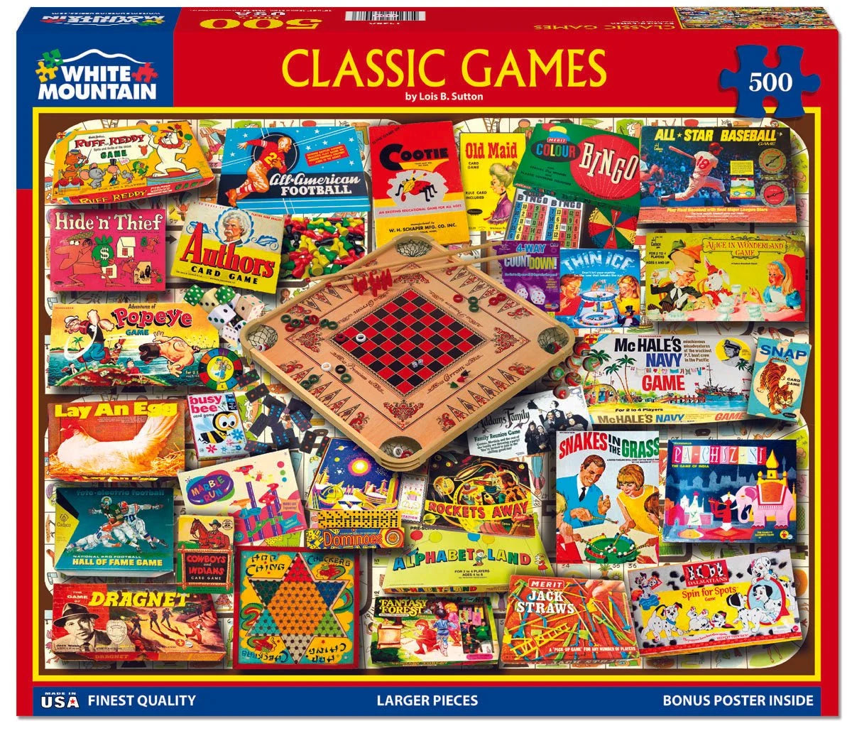White Mountain Puzzles - Classic Games