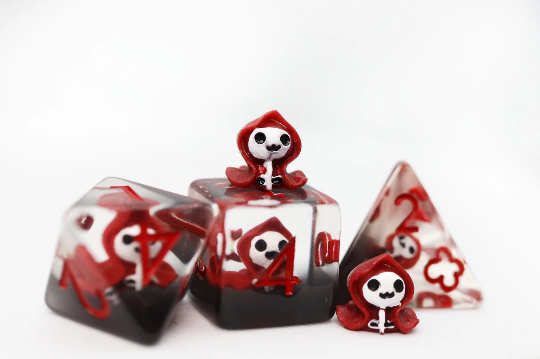 Foam Brain - Red Reaper RPG Dice Set