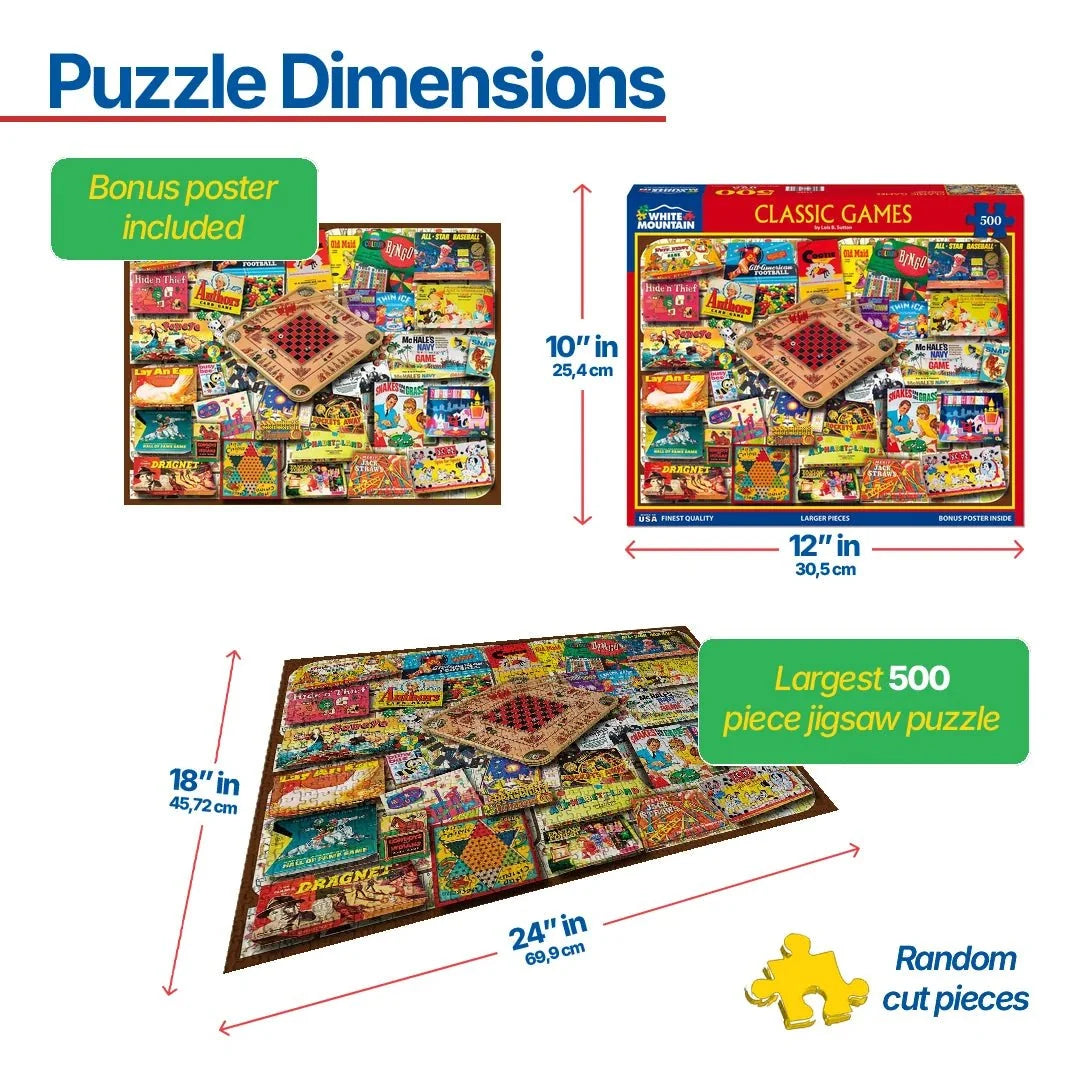 White Mountain Puzzles - Classic Games