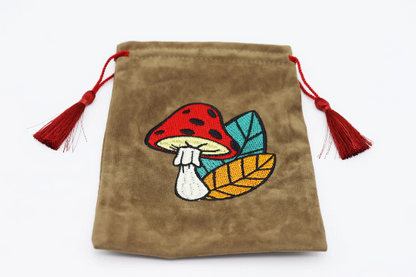 Foam Brain - Dice Bag, Mushroom and Leaf