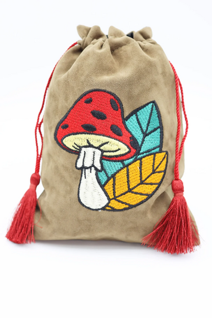 Foam Brain - Dice Bag, Mushroom and Leaf