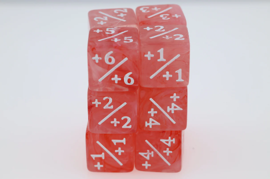 Foam Brain - BALLERINA DANCERS IN PINK +1/+1 MAGIC COUNTERS - SET OF 12