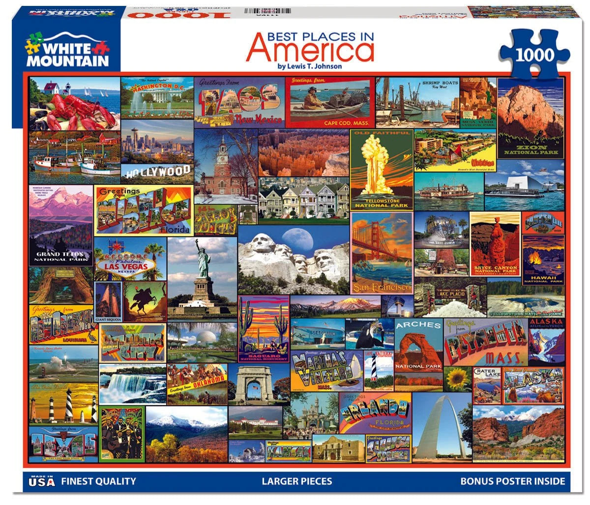 White Mountain Puzzle - Best Places in America
