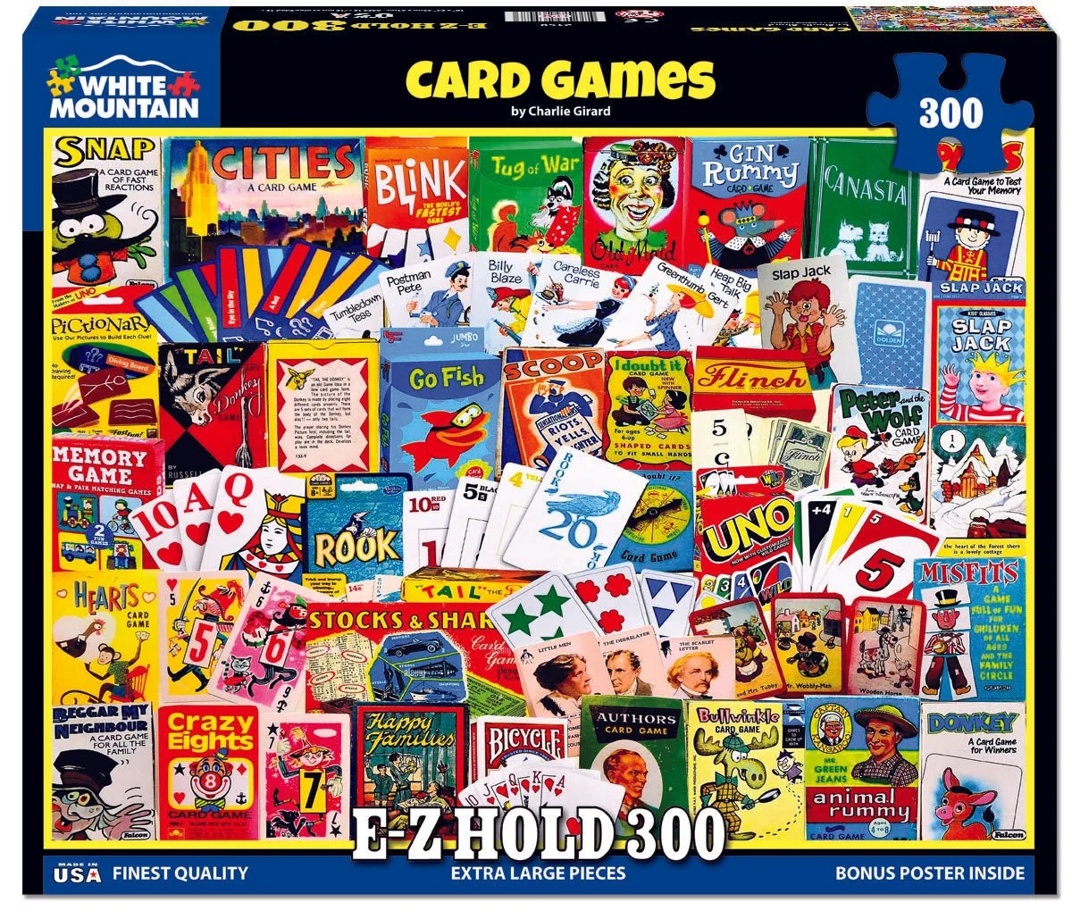 White Mountain Puzzles - Card Games (E-Z Hold)