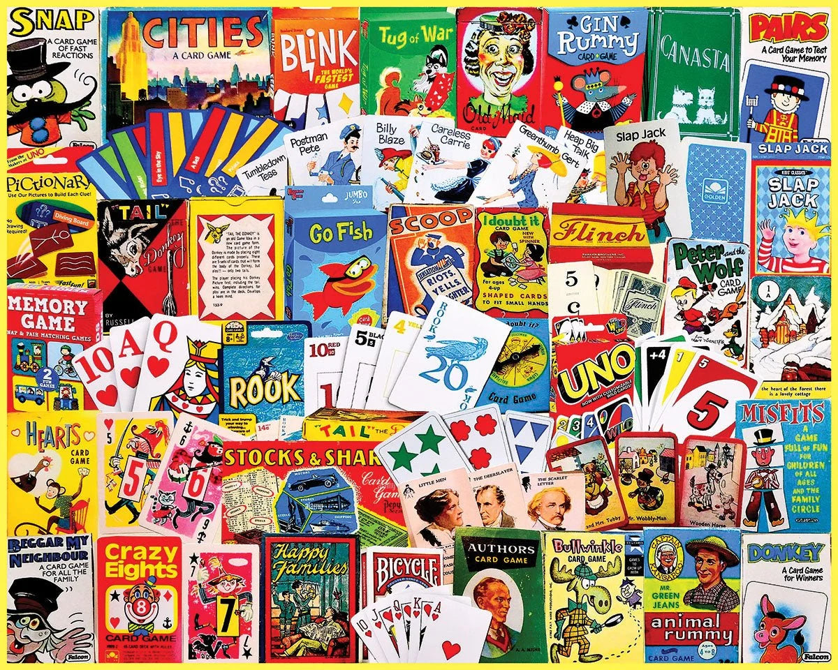 White Mountain Puzzles - Card Games (E-Z Hold)