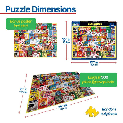 White Mountain Puzzles - Card Games (E-Z Hold)