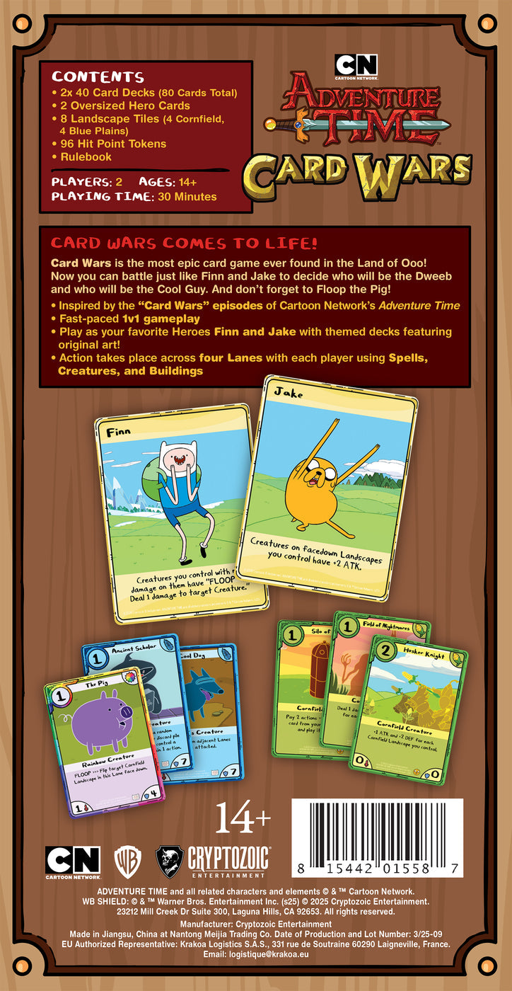 Adventure Time Card Wars: Collector's Pack, Finn vs Jake
