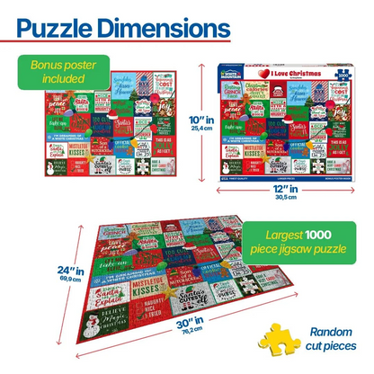 White Mountain Puzzle - I Love Christmas