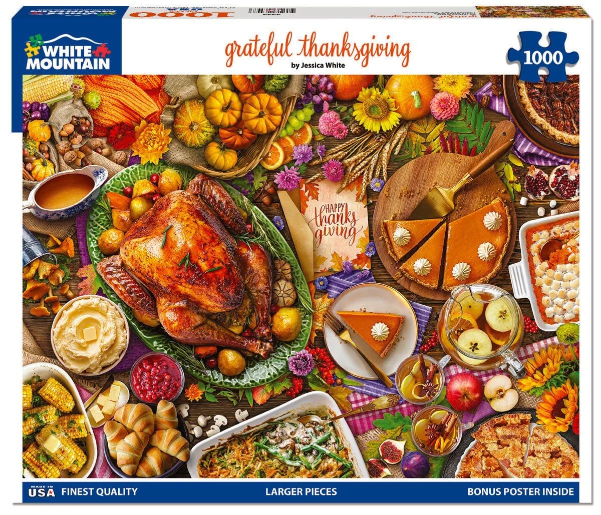 White Mountain Puzzle - Grateful Thanksgiving