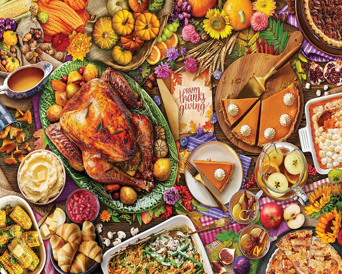 White Mountain Puzzle - Grateful Thanksgiving