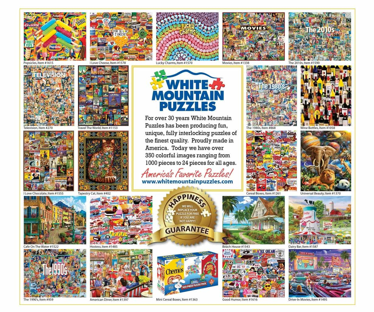 White Mountain Puzzle - Grateful Thanksgiving