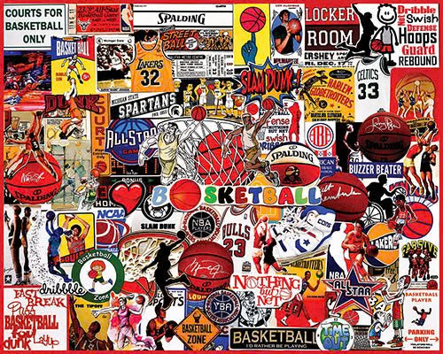 White Mountain Puzzle - I Love Basketball
