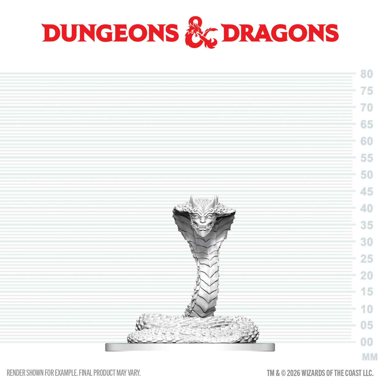 D&D Nolzur's Marvelous Miniatures: W29 - Guardian Naga