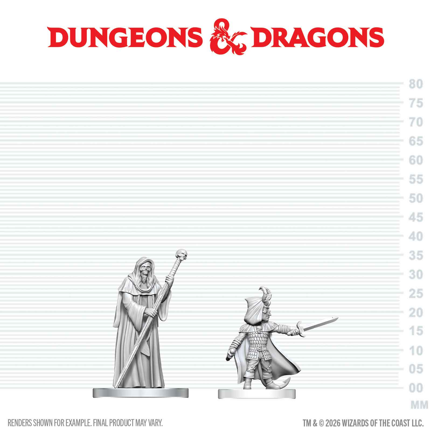 D&D Nolzur’s Marvelous Miniatures: Cultist of Bhaal and Cultist of Bane