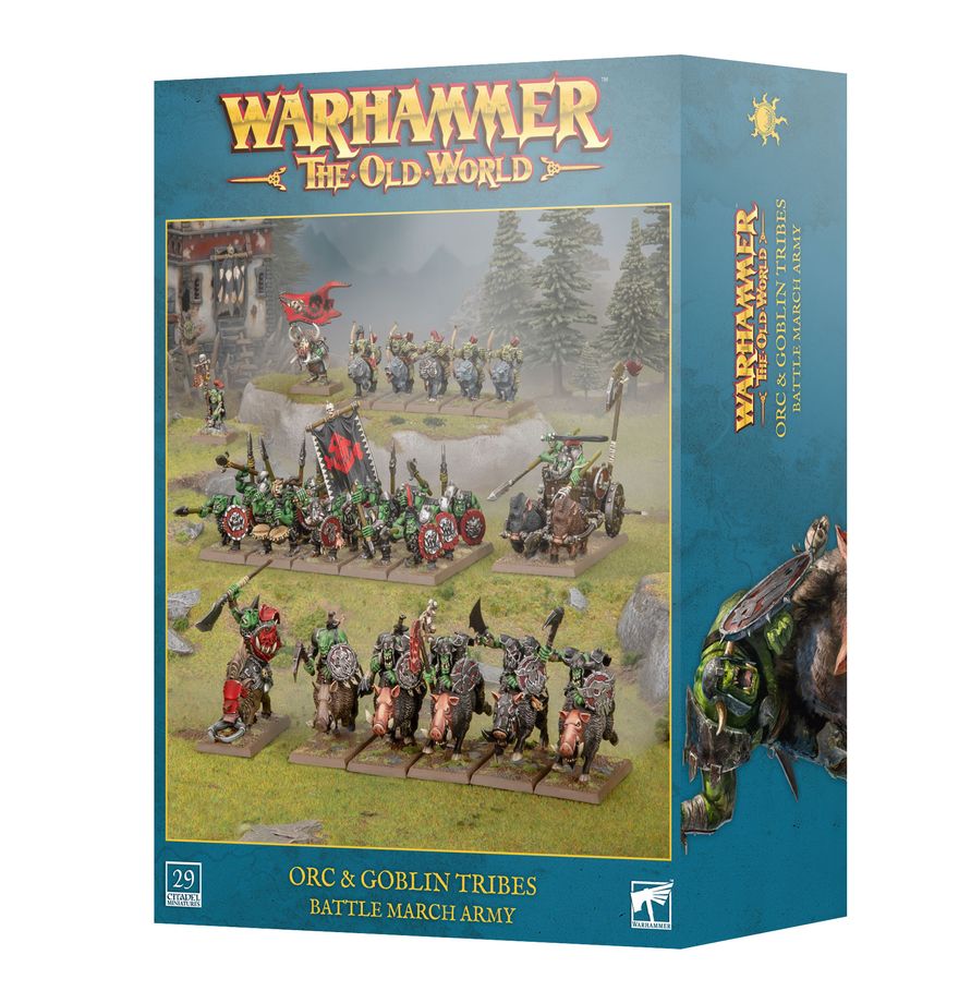 Warhammer The Old World - Orc and Goblin Tribes: Battle March Army