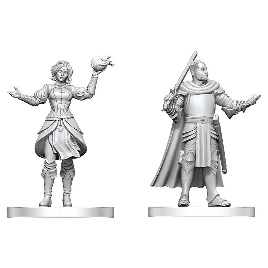D&D Nolzur’s Marvelous Miniatures: Knight & Mage Apprentice