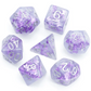 Foam Brain - Lavender Butterfly RPG Dice Set