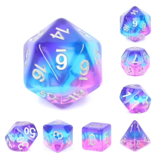 Foam Brain - Purple Sky RPG Dice Set