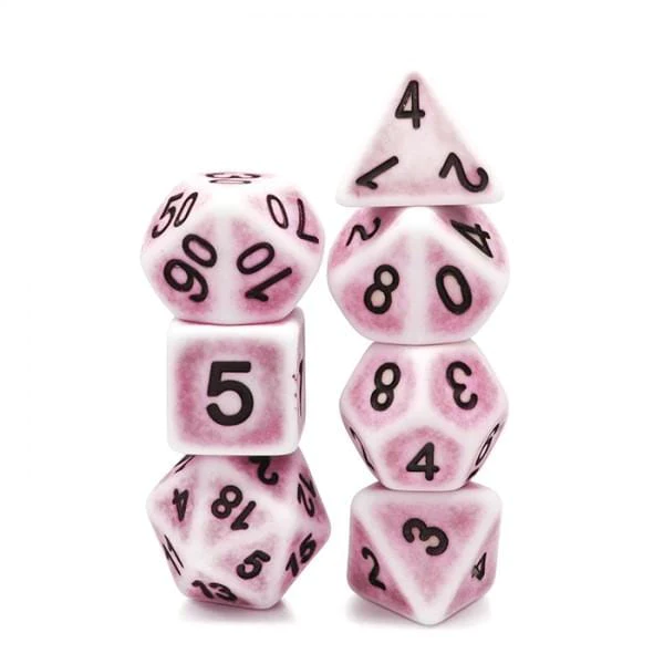 Foam Brain - Ancient Pink RPG Dice Set