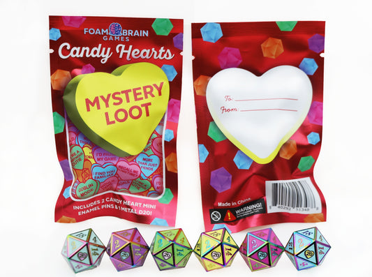 Foam Brain - Mystery Loot, Candy Hearts