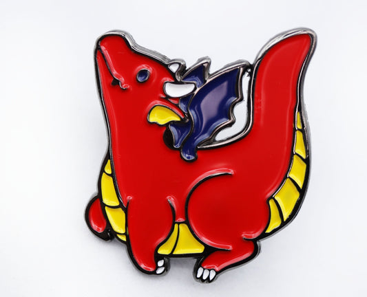 Foam Brain - Sturdy Dragon Pin