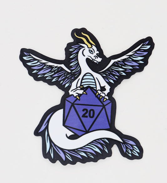 DICE DRAGON STICKER - AIR