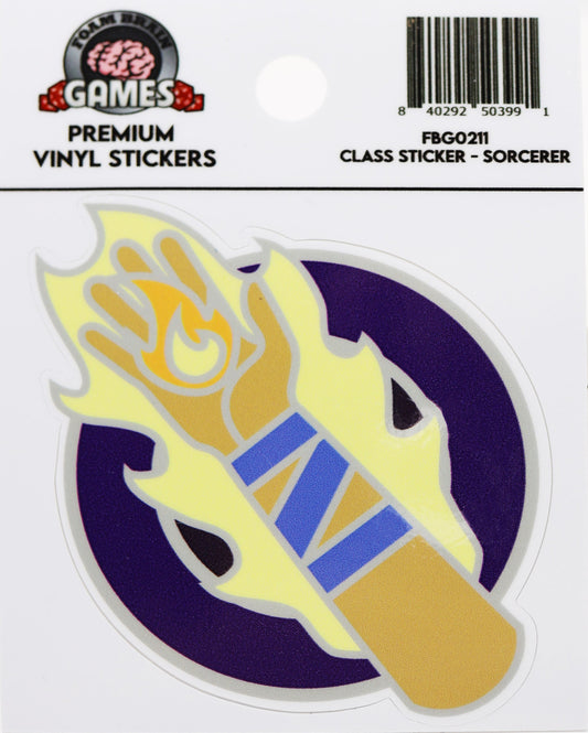 Foam Brain - CLASS STICKER,  SORCERER