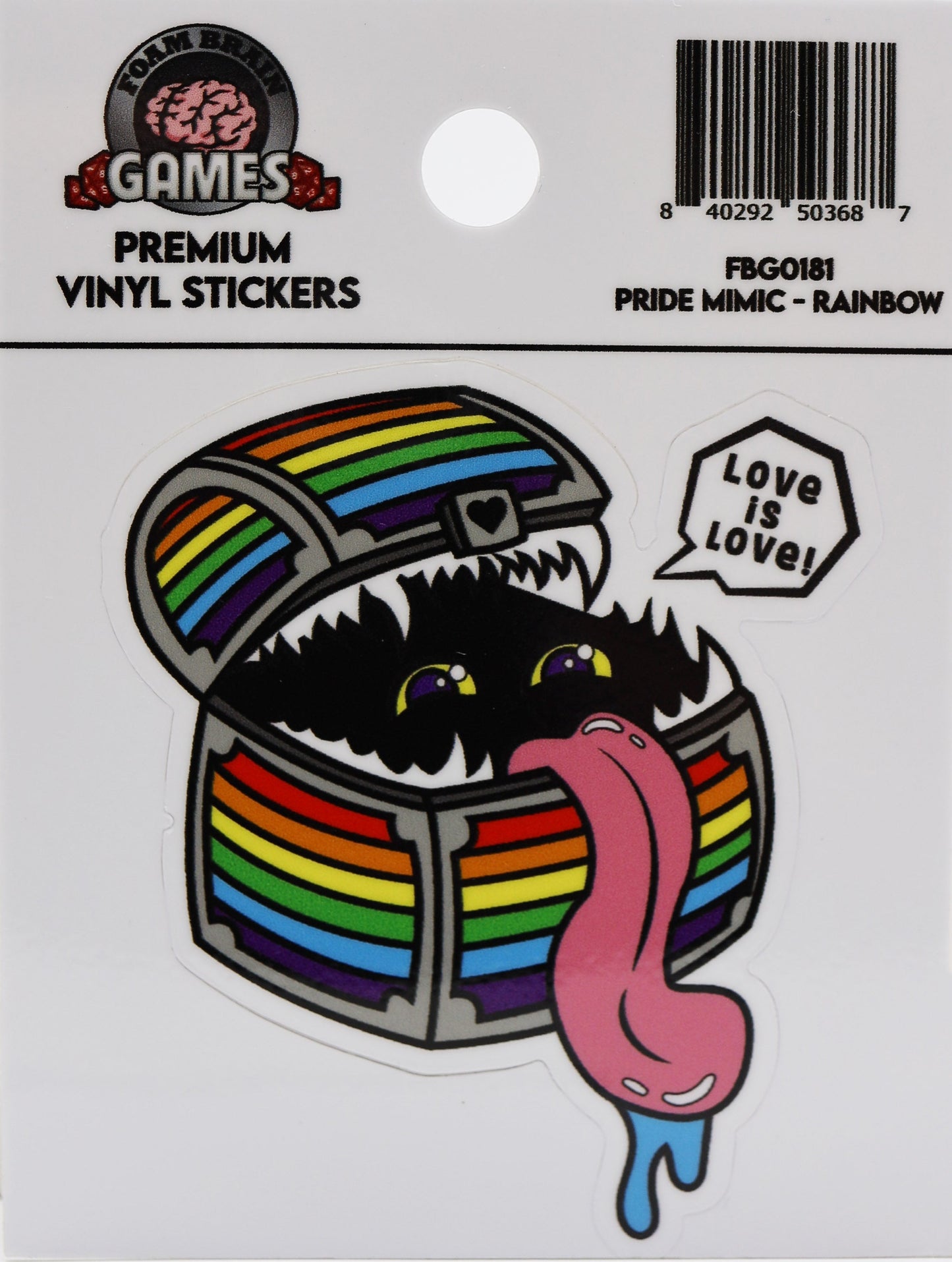 PRIDE MIMIC STICKER - RAINBOW