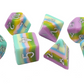 7 Piece DnD RPG Dice Set: Gradients - Easter Egg Hunt