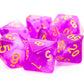 7 Piece DnD RPG Dice Set: Nebula - Light Purple