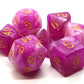 7 Piece DnD RPG Dice Set: Galaxy - First Kiss