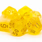 7 Piece DnD RPG Dice Set: Nebula - Yellow