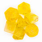 7 Piece DnD RPG Dice Set: Nebula - Yellow