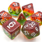 7 Piece DnD RPG Dice Set: Gradients - Psychodelic Trip