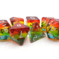 7 Piece DnD RPG Dice Set: Gradients - Psychodelic Trip