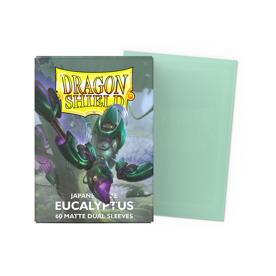 Dragon Shield - Japanese Size Matte Dual Sleeves, Eucalyptus
