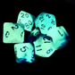 Foam Brain - Glow in the Dark, Glowing Memory  RPG Dice Set