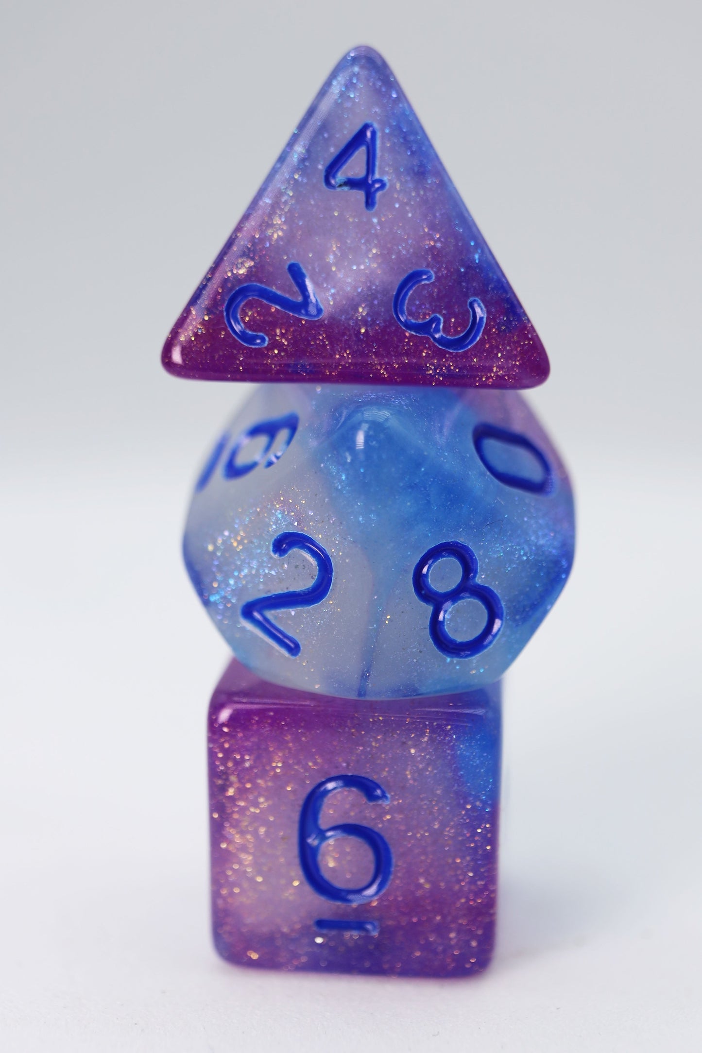 Foam Brain - Glow in the Dark, Glowing Memory  RPG Dice Set