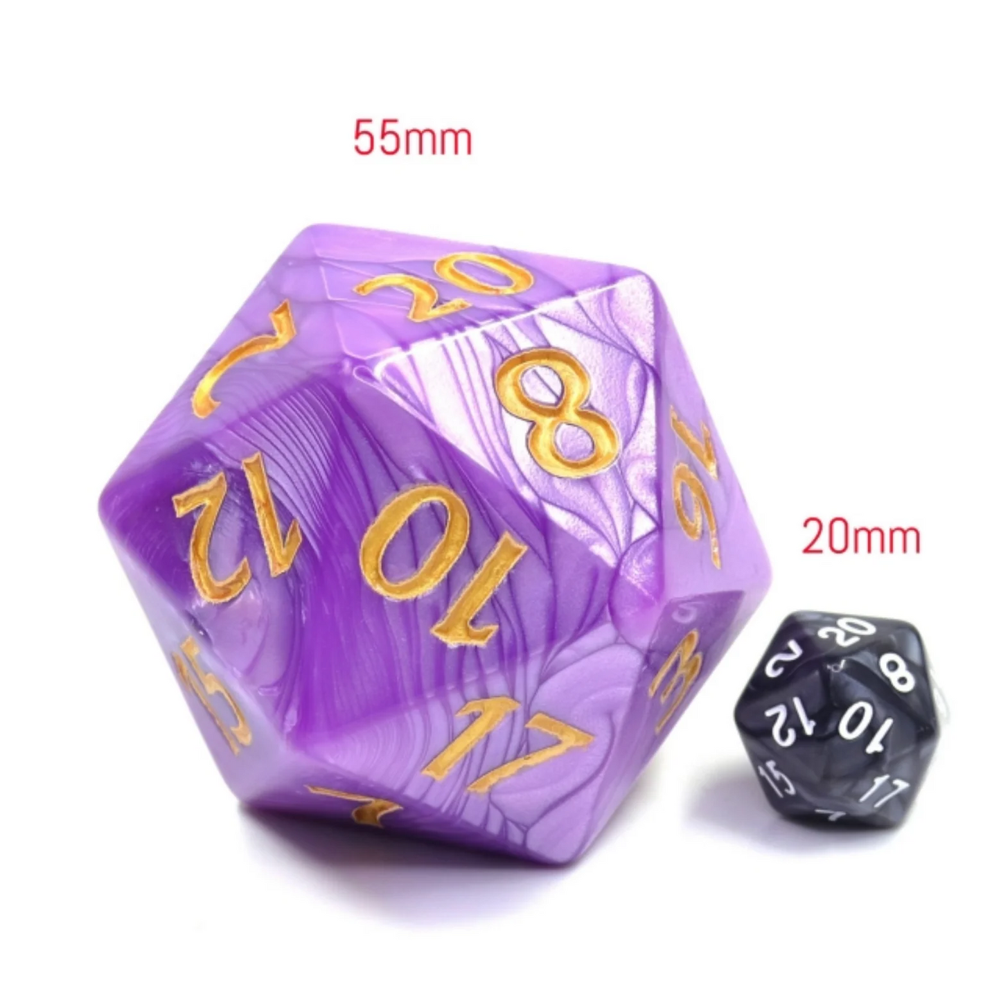 Foam Brain - 55mm Titan D20, Purple Pearl