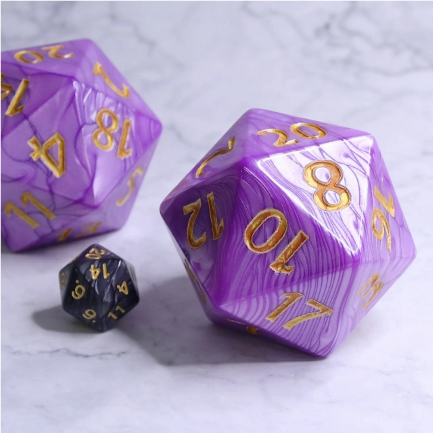 Foam Brain - 55mm Titan D20, Purple Pearl