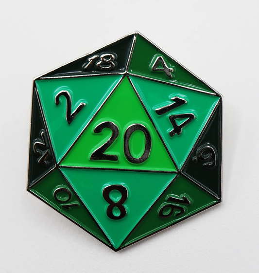 Foam Brain - D20 Green