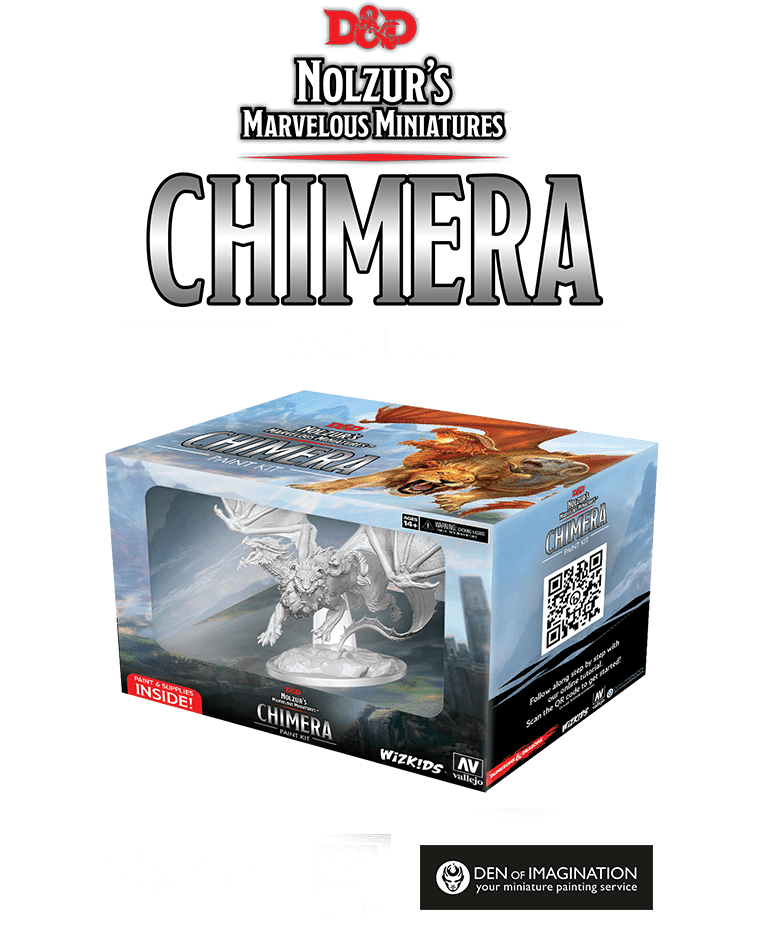 D&D Nolzur's Marvelous Minatures: Paint Night Kit - Chimera