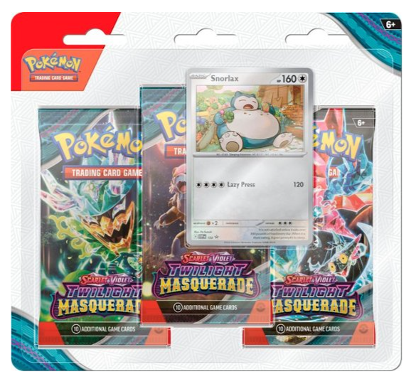 Pokémon- Twilight Masquerade, Three Booster Blister Pack