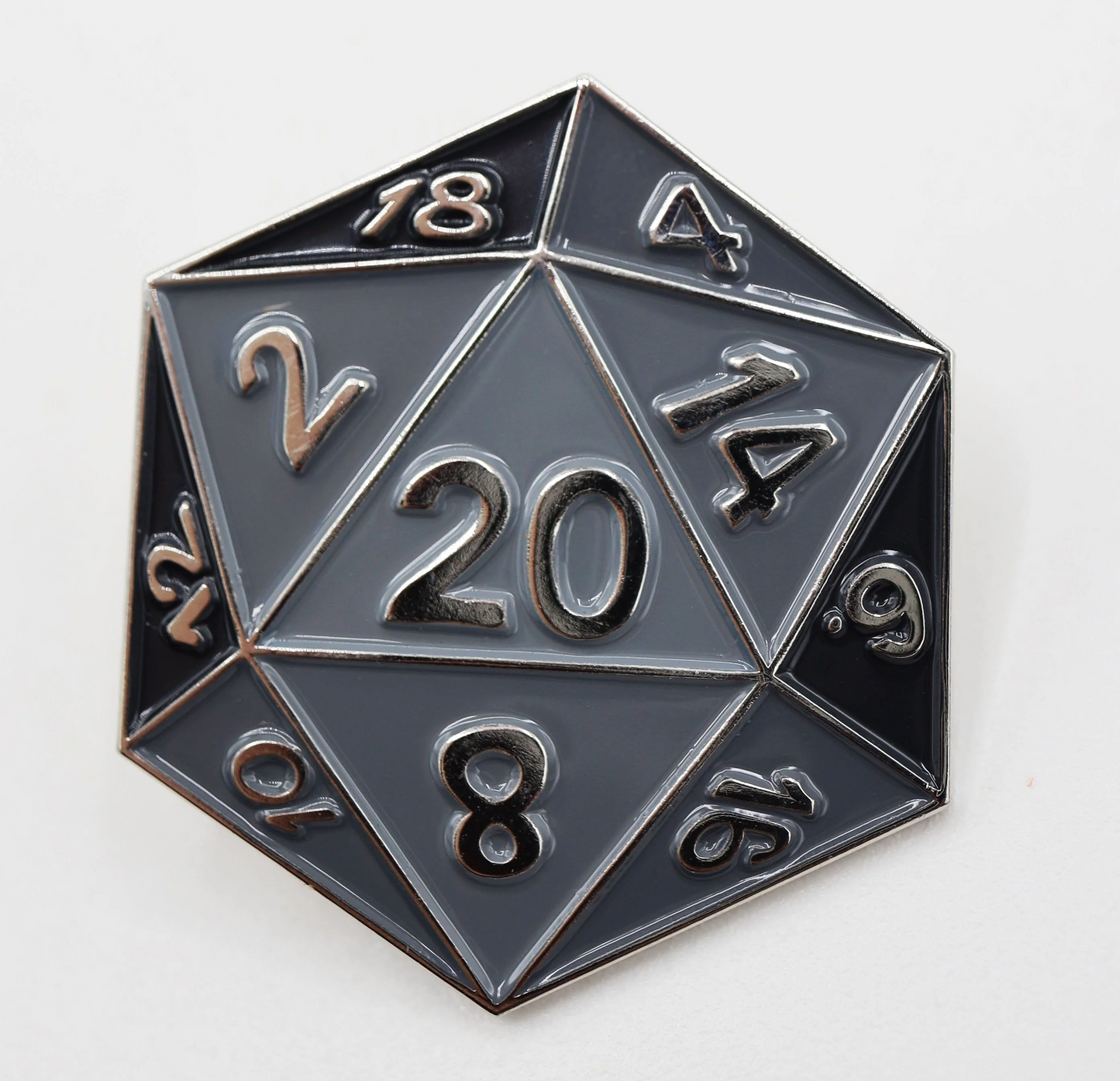 D20 Pin: Black