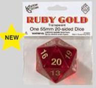 55mm D20 Countdown (spindown) Dice