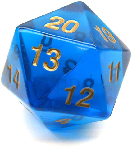 55mm D20 Countdown (spindown) Dice